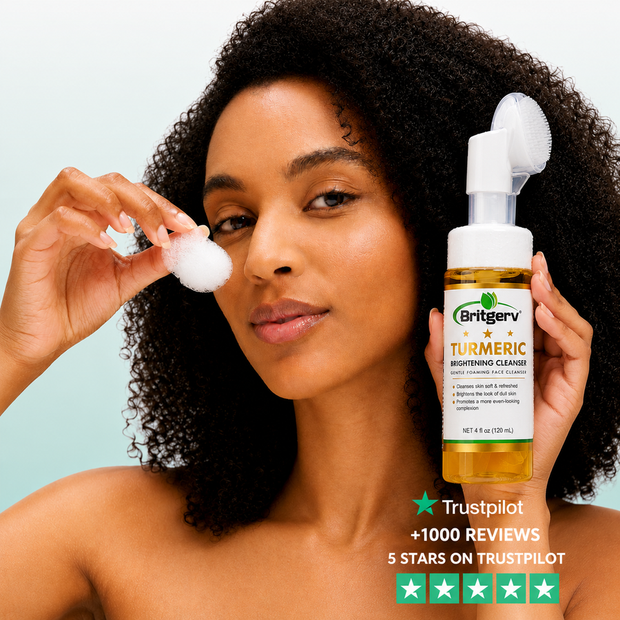 Gentle Face Wash with Built-In Cleansing Brush
