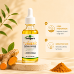Britgerv Turmeric Brightening Facial Serum – Hydrating & Nourishing Face Serum for Radiant Skin, 2 fl oz (60 ml)