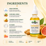 Britgerv Turmeric Brightening Facial Serum – Hydrating & Nourishing Face Serum for Radiant Skin, 2 fl oz (60 ml)
