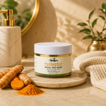 Britgerv Turmeric Clay Facial Mud Mask – Deep Cleansing & Pore Refining Face Mask for Smooth, Radiant Skin, 5.07 oz (150 g)