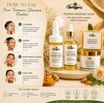 Britgerv Turmeric Skincare Beauty Essentials 4-Step Bundle