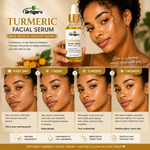 Britgerv Turmeric Brightening Facial Serum – Hydrating & Nourishing Face Serum for Radiant Skin, 2 fl oz (60 ml)