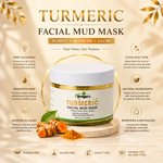 Britgerv Turmeric Clay Facial Mud Mask – Deep Cleansing & Pore Refining Face Mask for Smooth, Radiant Skin, 5.07 oz (150 g)