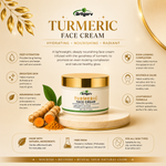 Britgerv Turmeric Hydrating Face Cream – Brightening Moisturizer for Soft, Radiant, Skin, 3.38 oz (100 g)