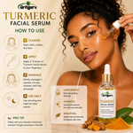 Britgerv Turmeric Brightening Facial Serum – Hydrating & Nourishing Face Serum for Radiant Skin, 2 fl oz (60 ml)