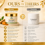 Britgerv Turmeric Hydrating Face Cream – Brightening Moisturizer for Soft, Radiant, Skin, 3.38 oz (100 g)