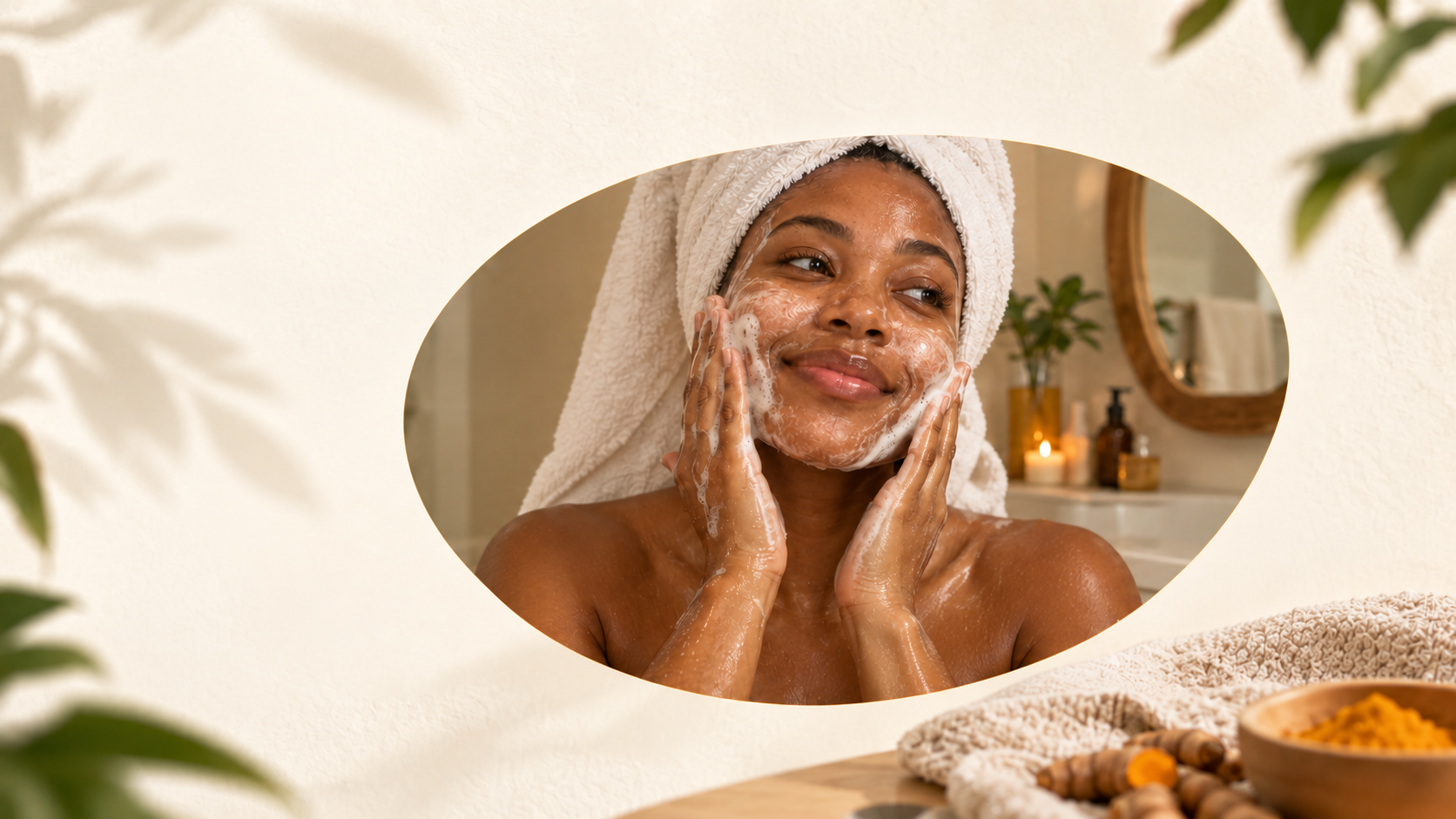 Turmeric skincare routine